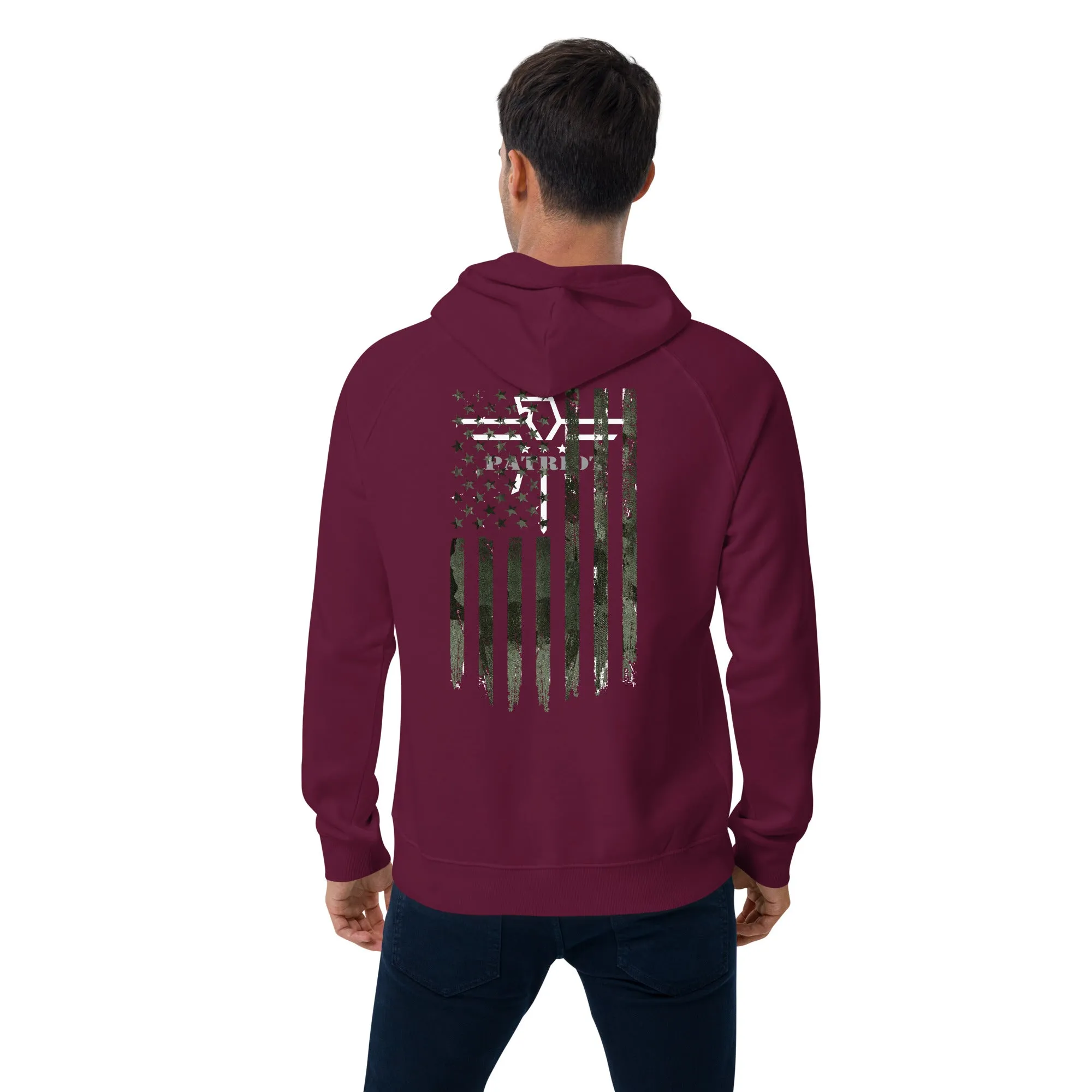 Patriot Veteran Camo Unisex Eco Hoodie