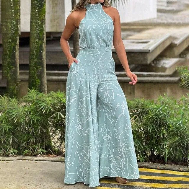 Pele® | Stylish Printed Summer Overalls For Trend-Conscious Women