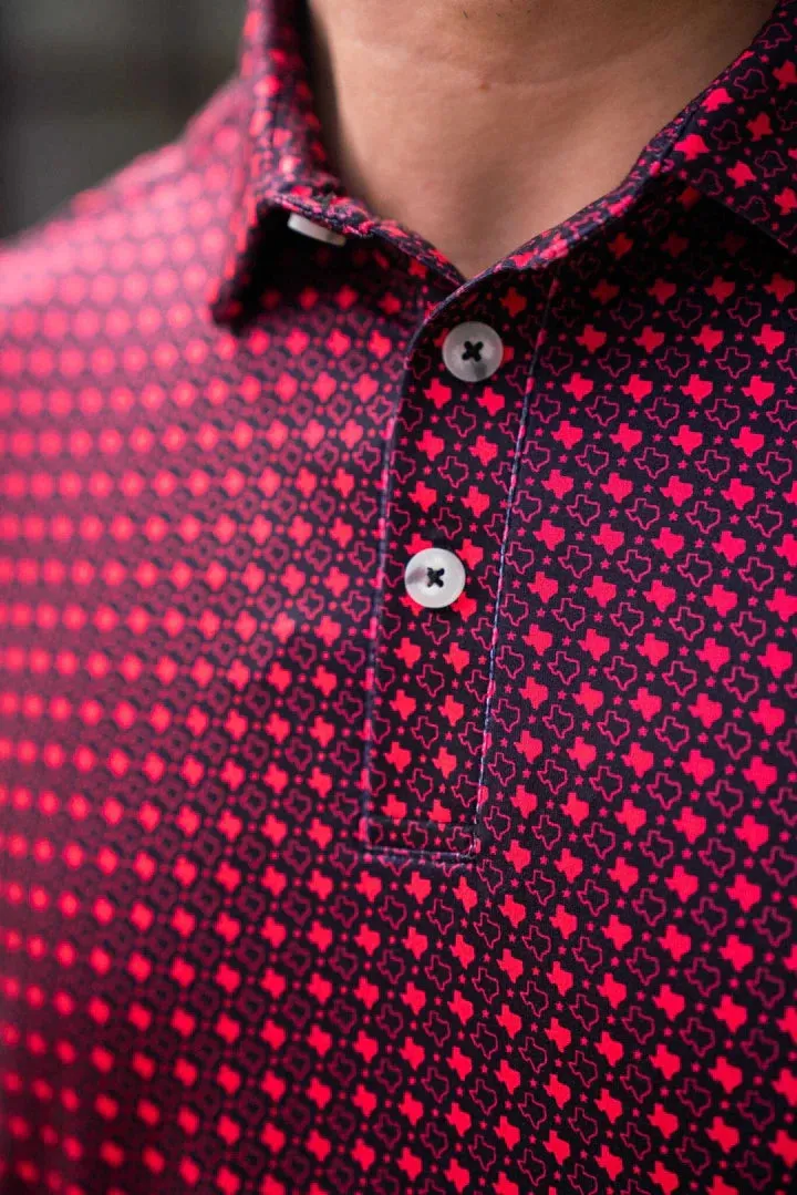 Performance Polo- Texas Black- Burlebo