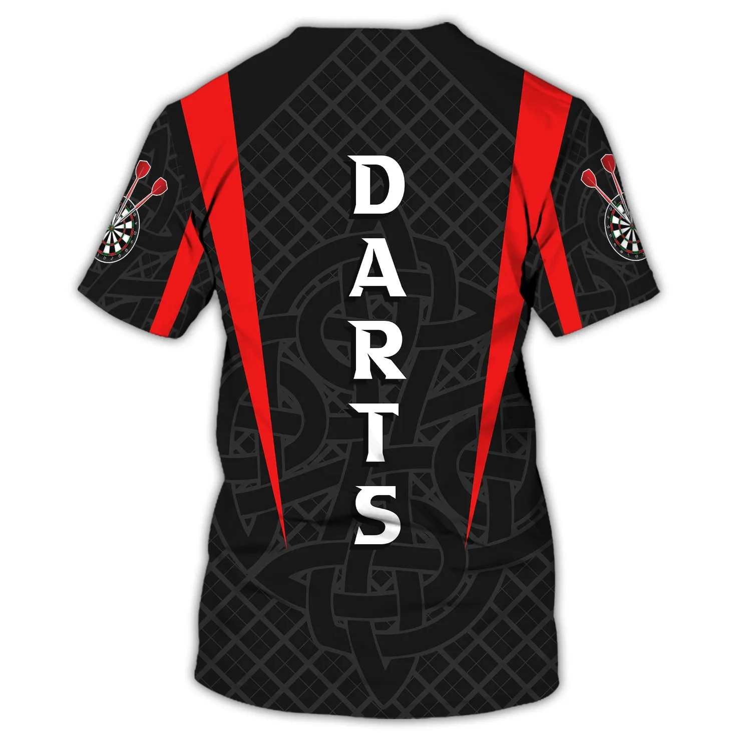 Personalized Name Dart Board On Fire 3D Printed Shirts