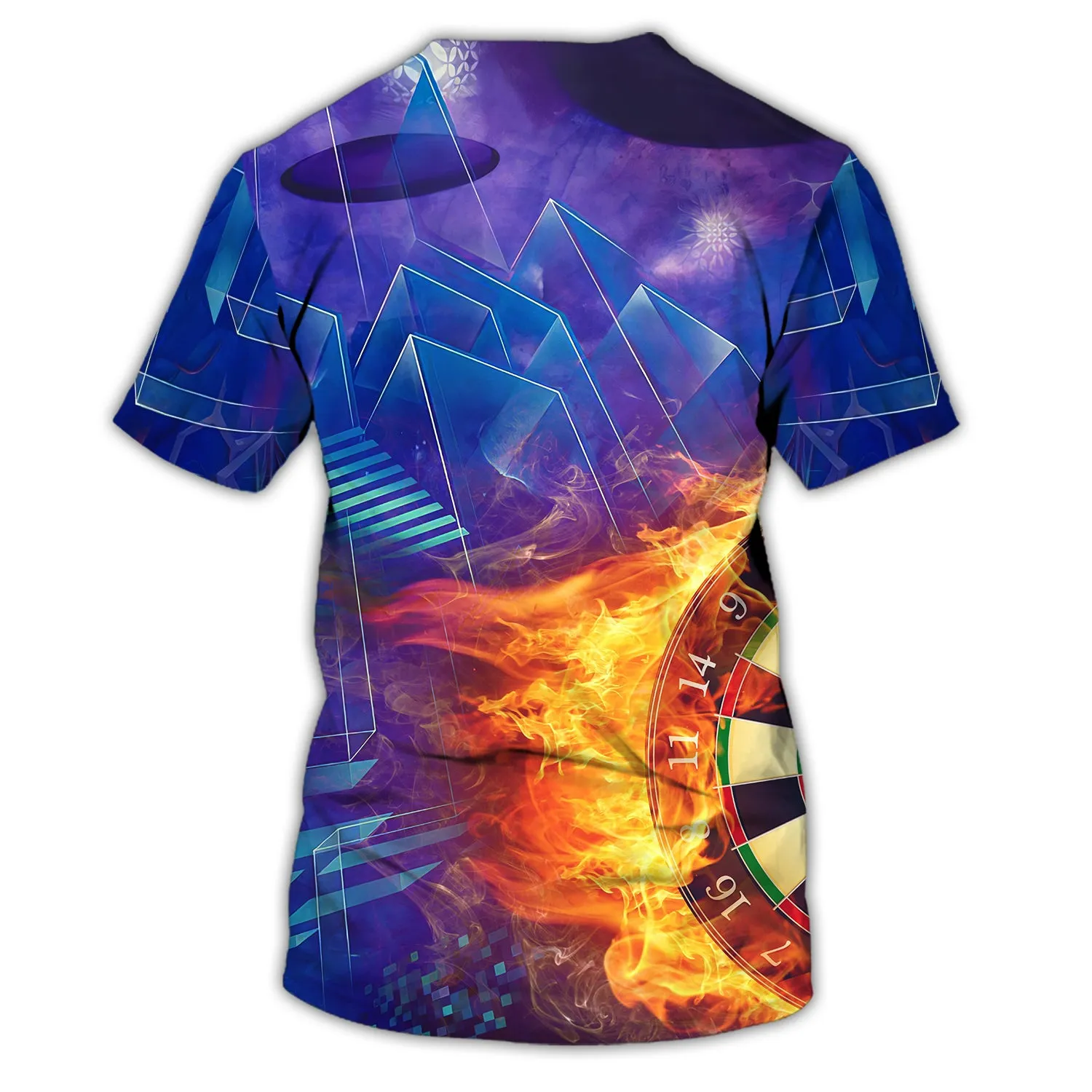 Personalized Name Dart Purple 3D Printed Shirts
