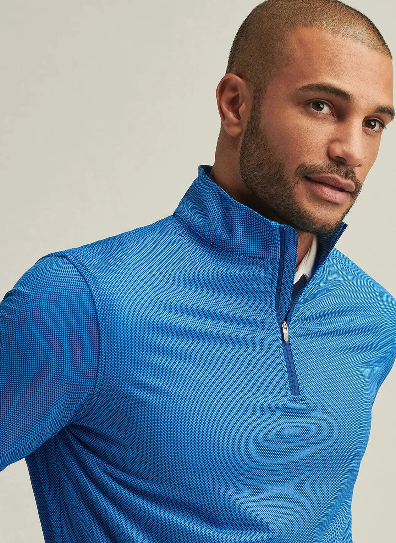 Perth Birdseye Performance Quarter-Zip