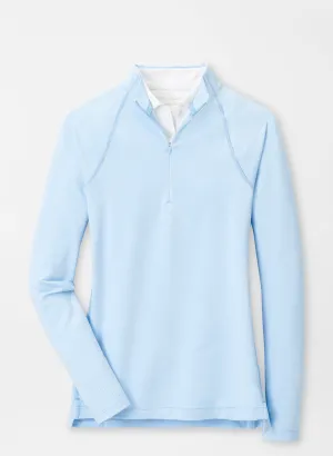 Peter Millar Women's Sugar Stripe Perth Layer - COTTAGE BLUE