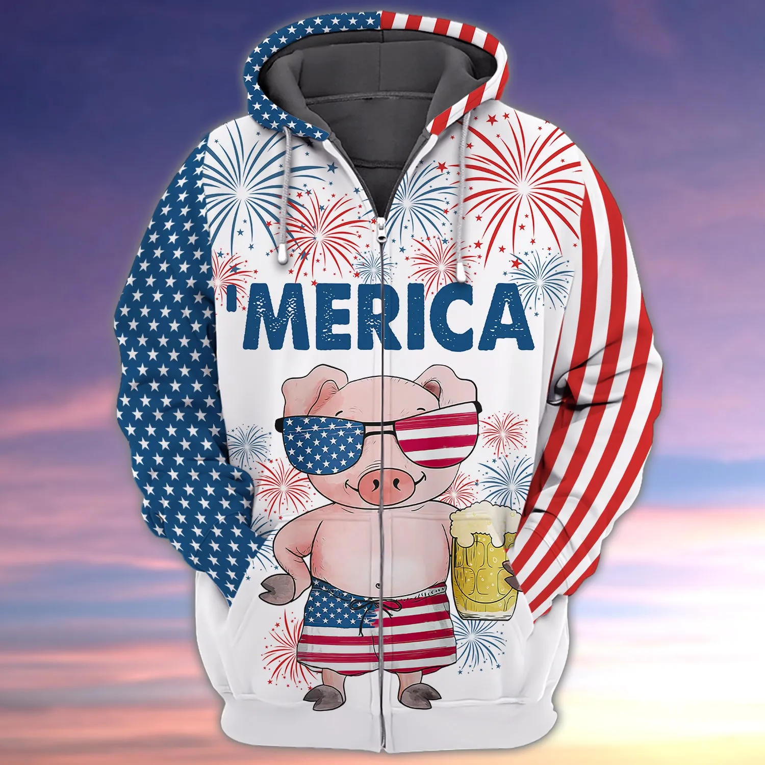 Pig - Independence Day Is Coming 3D Full Print
