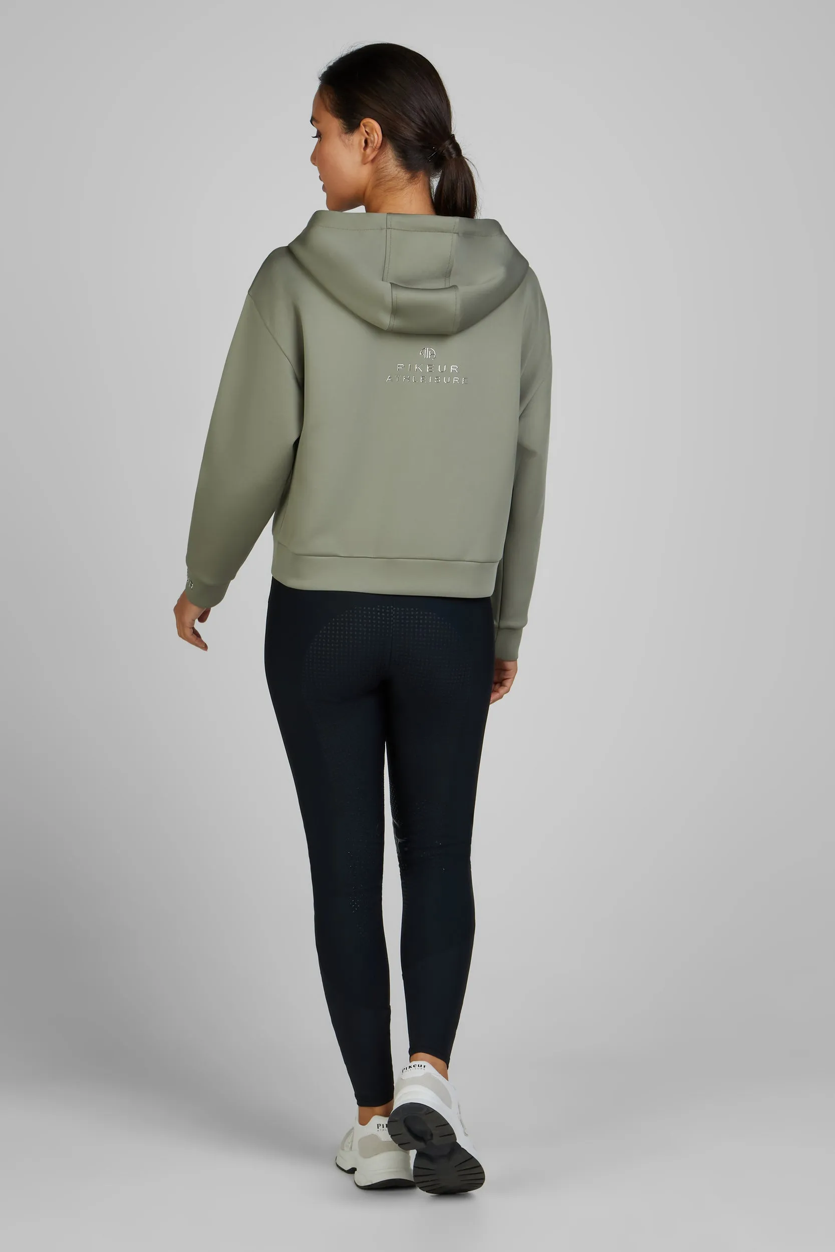 Pikeur Athleisure hoody jacket in moss