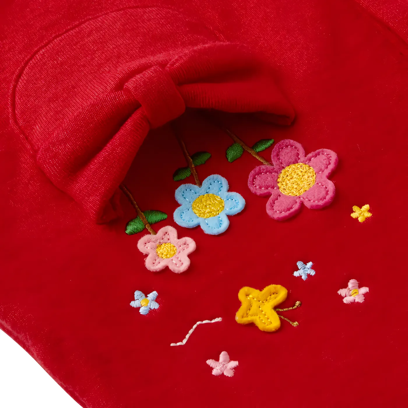 Pinafore-Style Coverall with Smiling Bunnies