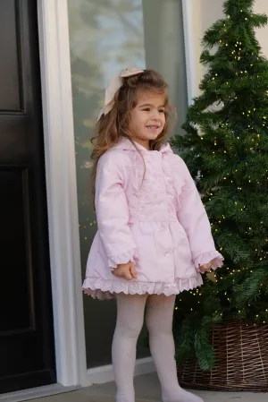 Pink Broderie Anglais Coat