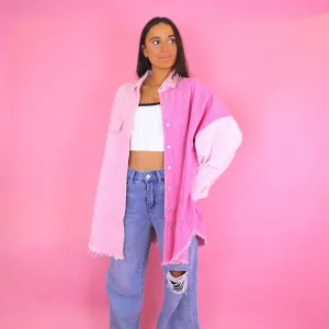 Pink Candy Two Toned Jacket