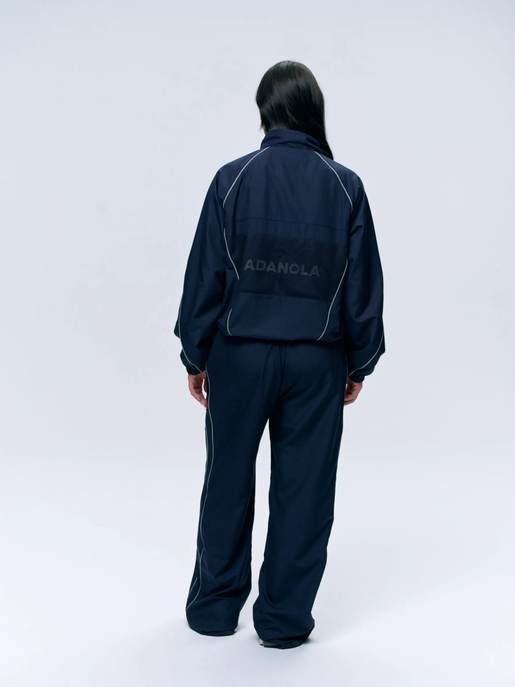 Piping Track Jacket - Navy Blue