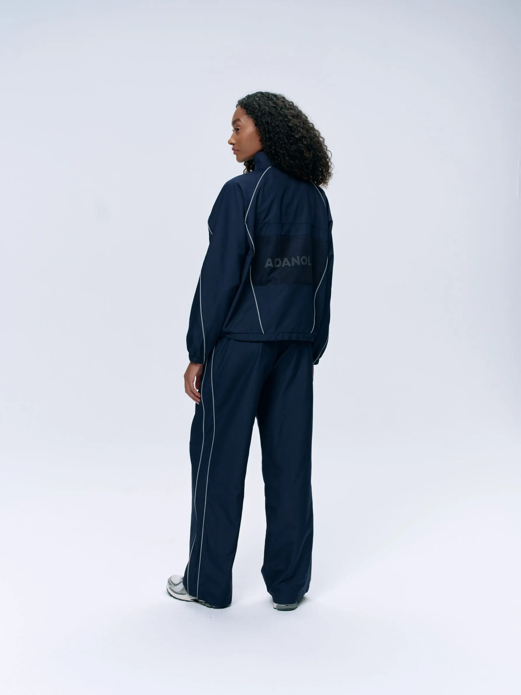 Piping Track Jacket - Navy Blue