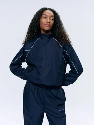 Piping Track Jacket - Navy Blue