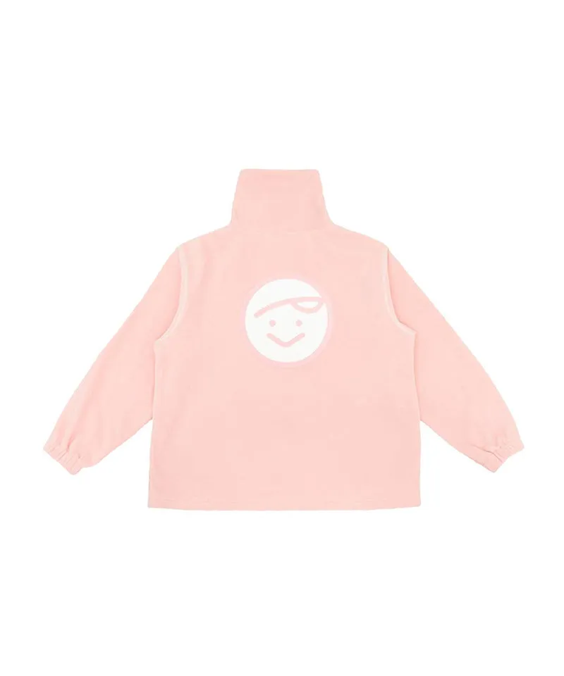 PIV'VEE Giant Fleece Anorak - Peony Pink