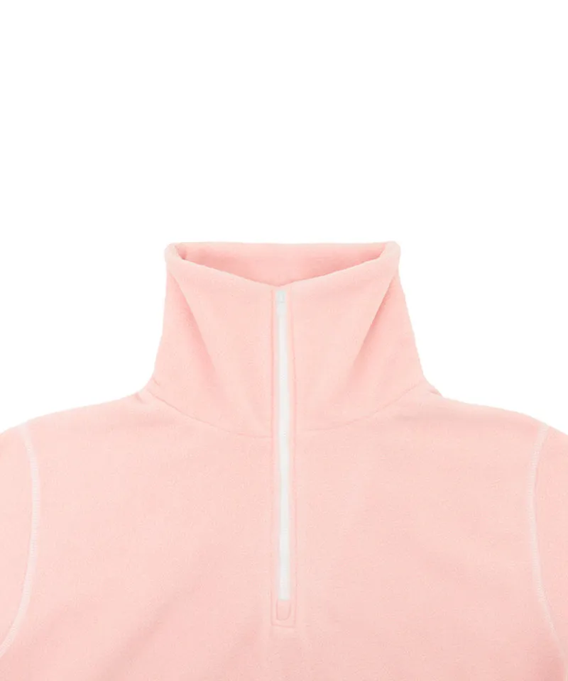 PIV'VEE Giant Fleece Anorak - Peony Pink
