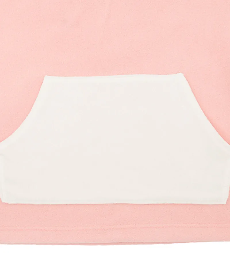 PIV'VEE Giant Fleece Anorak - Peony Pink
