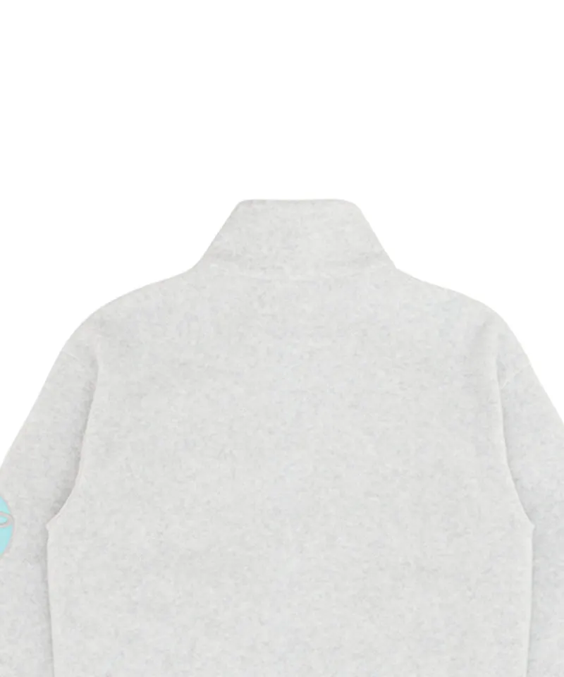 PIV'VEE Twins Fleece Jumper - Snow Gray