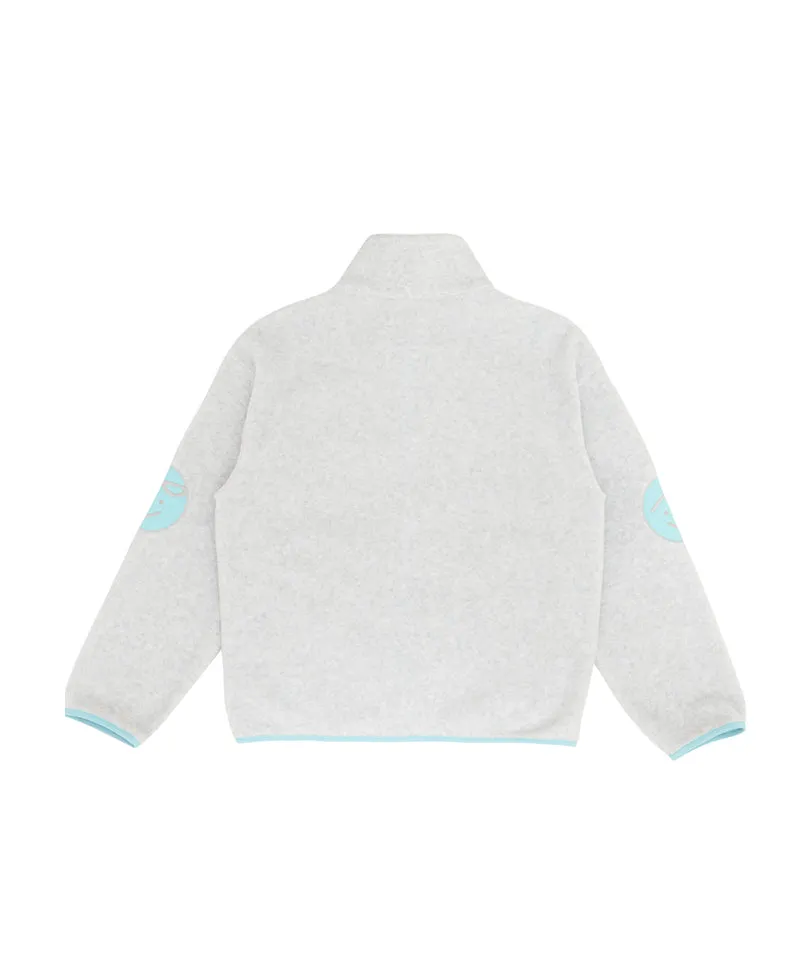 PIV'VEE Twins Fleece Jumper - Snow Gray