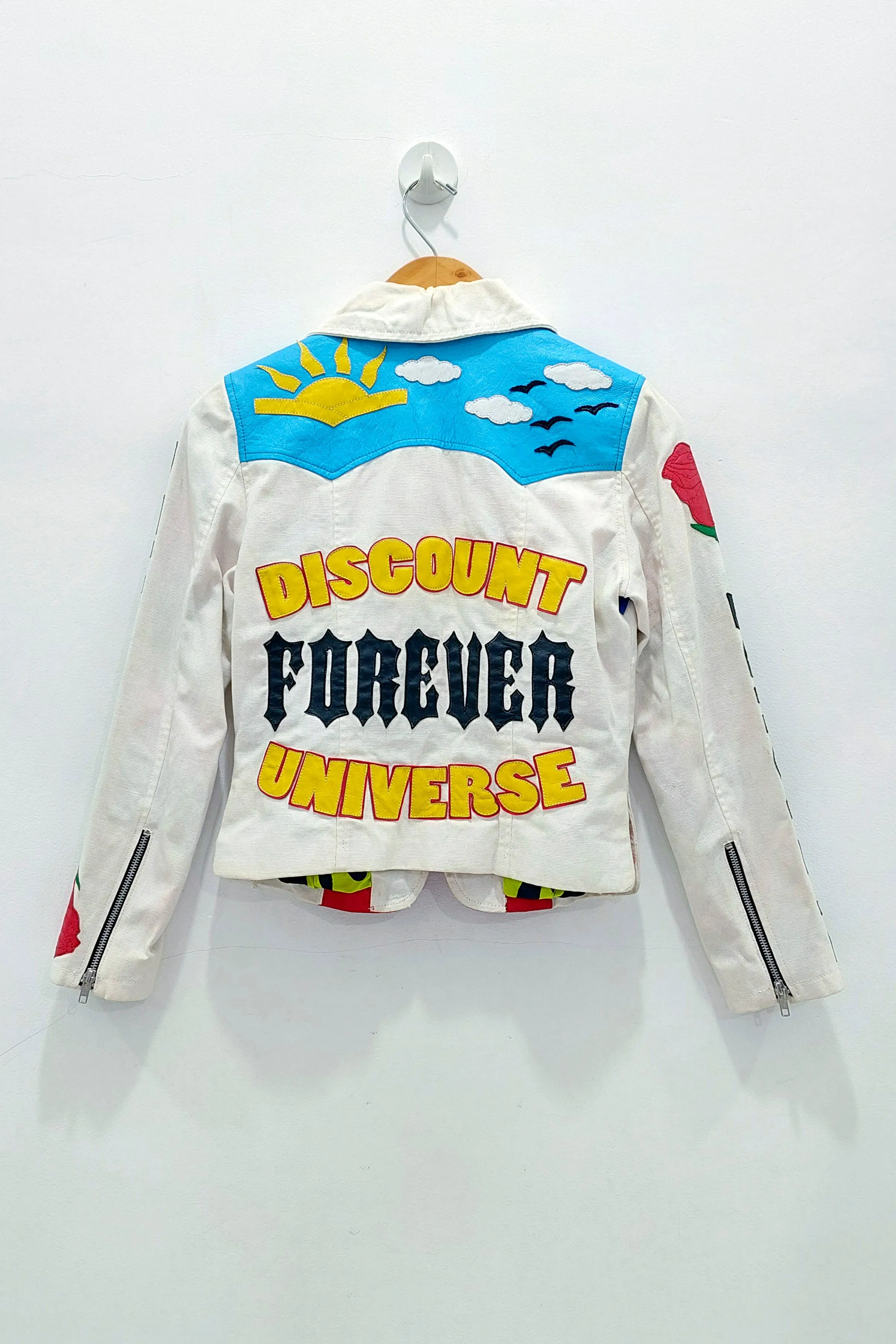 Pleasure Revenge Canvas and Leather Jacket