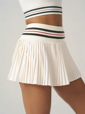 Pleated Simple Tennis Sports Skirt