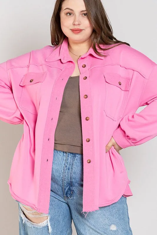 POL Button Front Closure Jacket