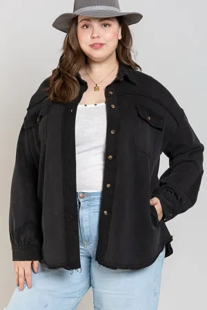 POL Button Front Closure Jacket