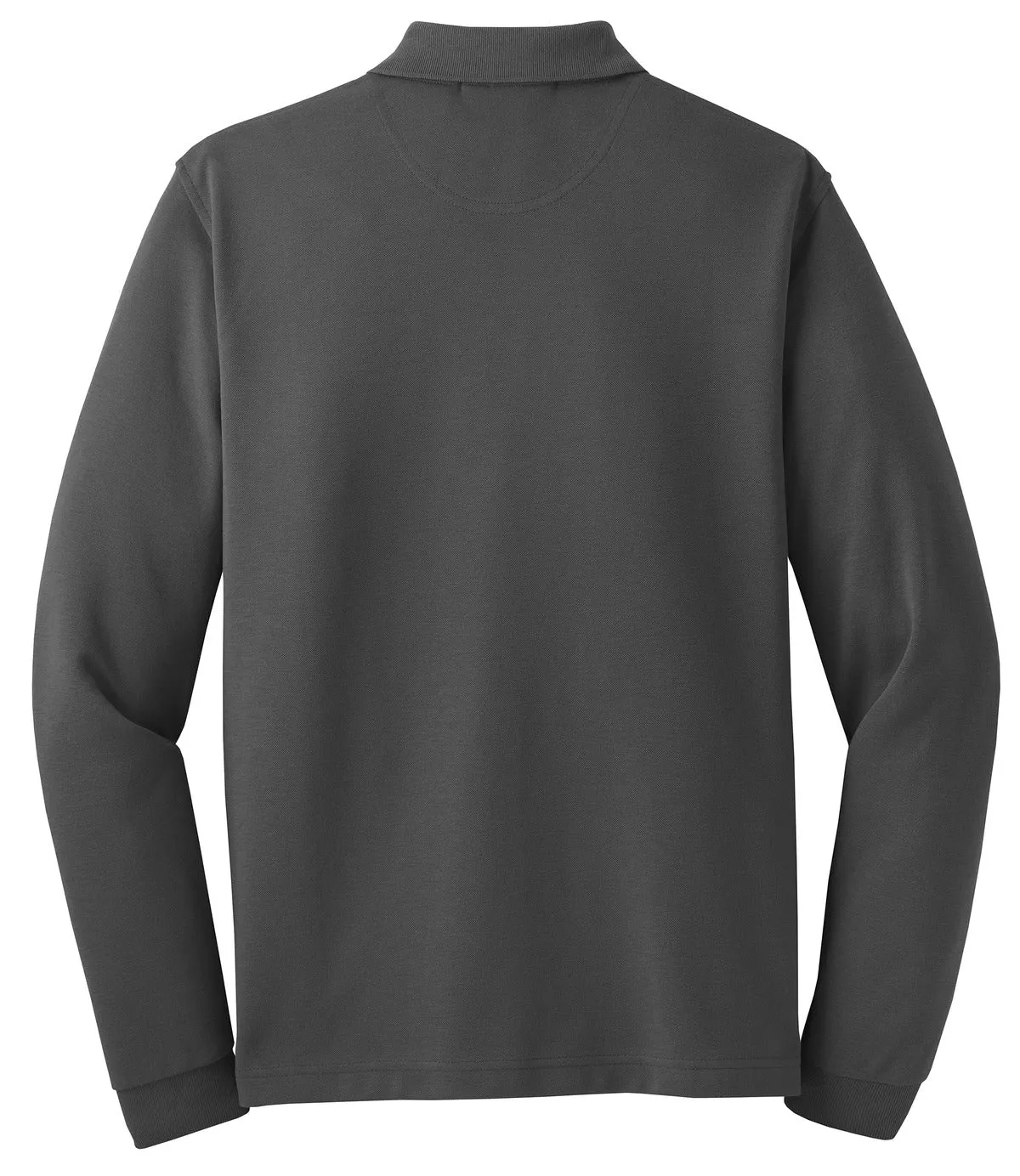 Port Authority Rapid Dry Long Sleeve Polo.  K455LS Charcoal