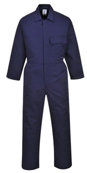 Portwest Standard Coverall Boiler Suit Stud Front - C802