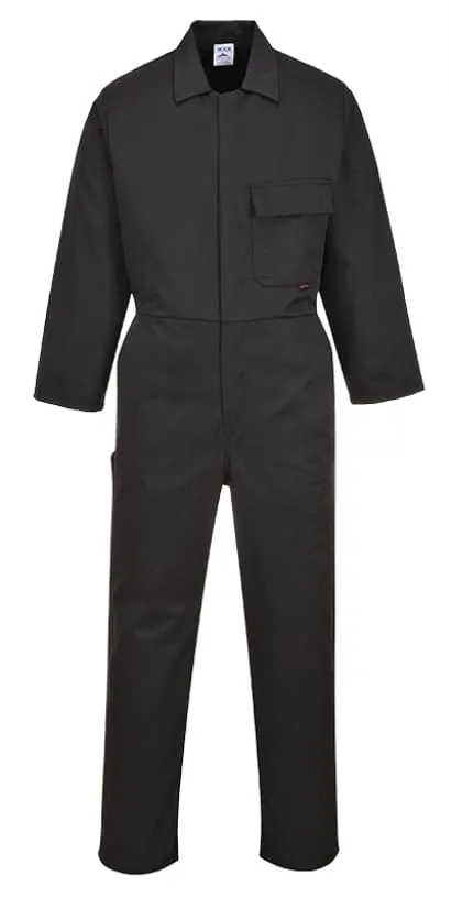 Portwest Standard Coverall Boiler Suit Stud Front - C802