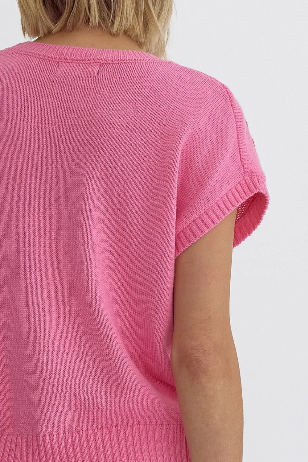 Posies in Pink Top