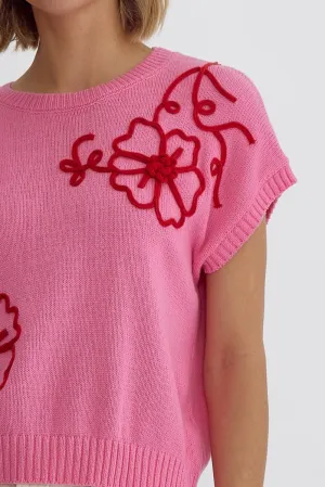 Posies in Pink Top
