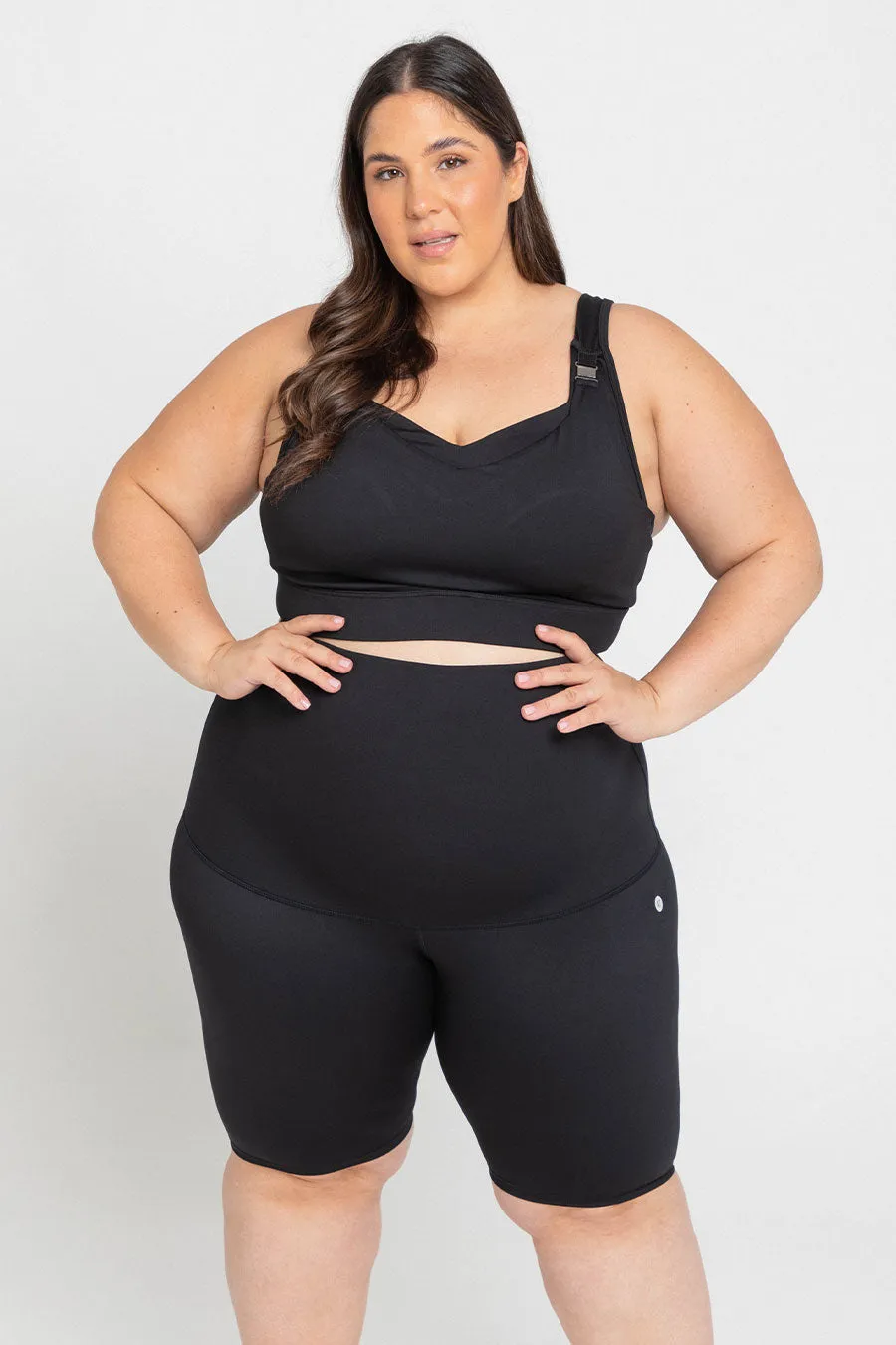 Postpartum Recovery Bike Short - Black