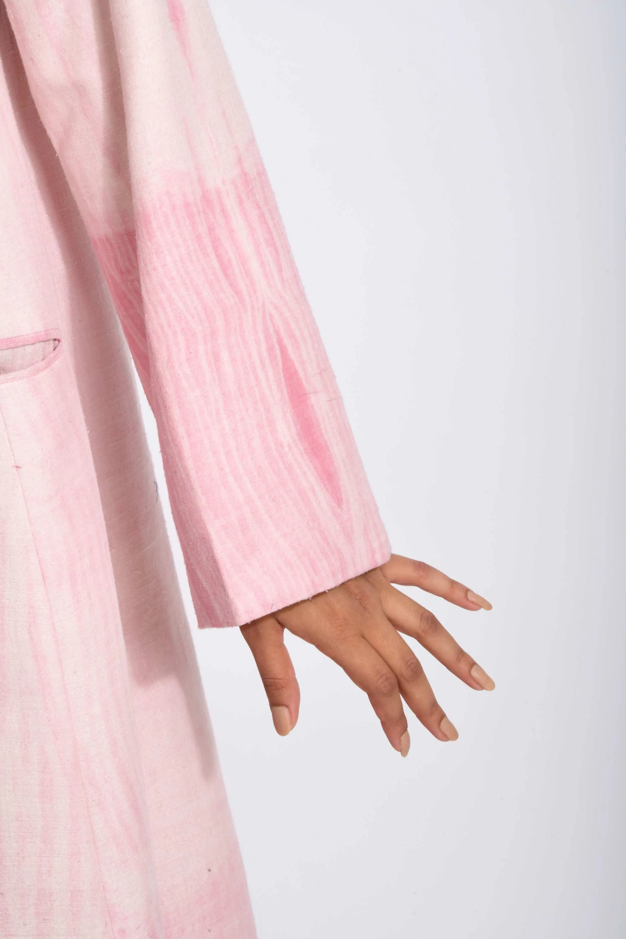Powder Pink Overcoat Jacket