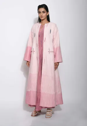 Powder Pink Overcoat Jacket