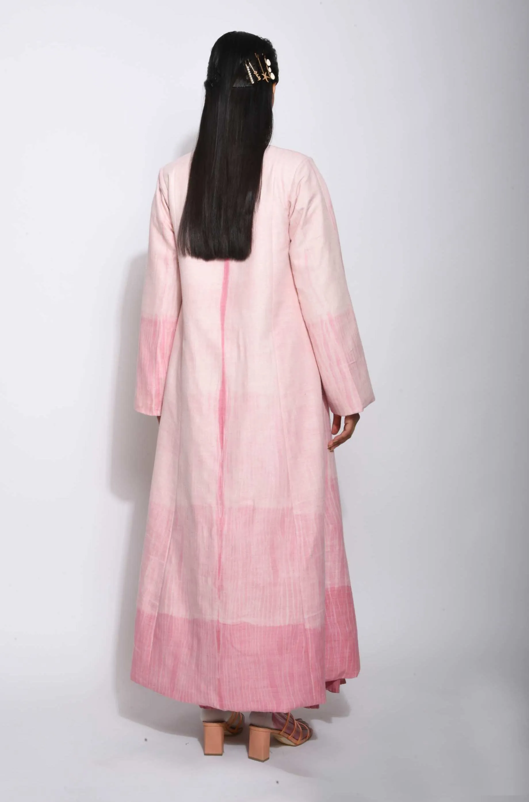 Powder Pink Overcoat Jacket