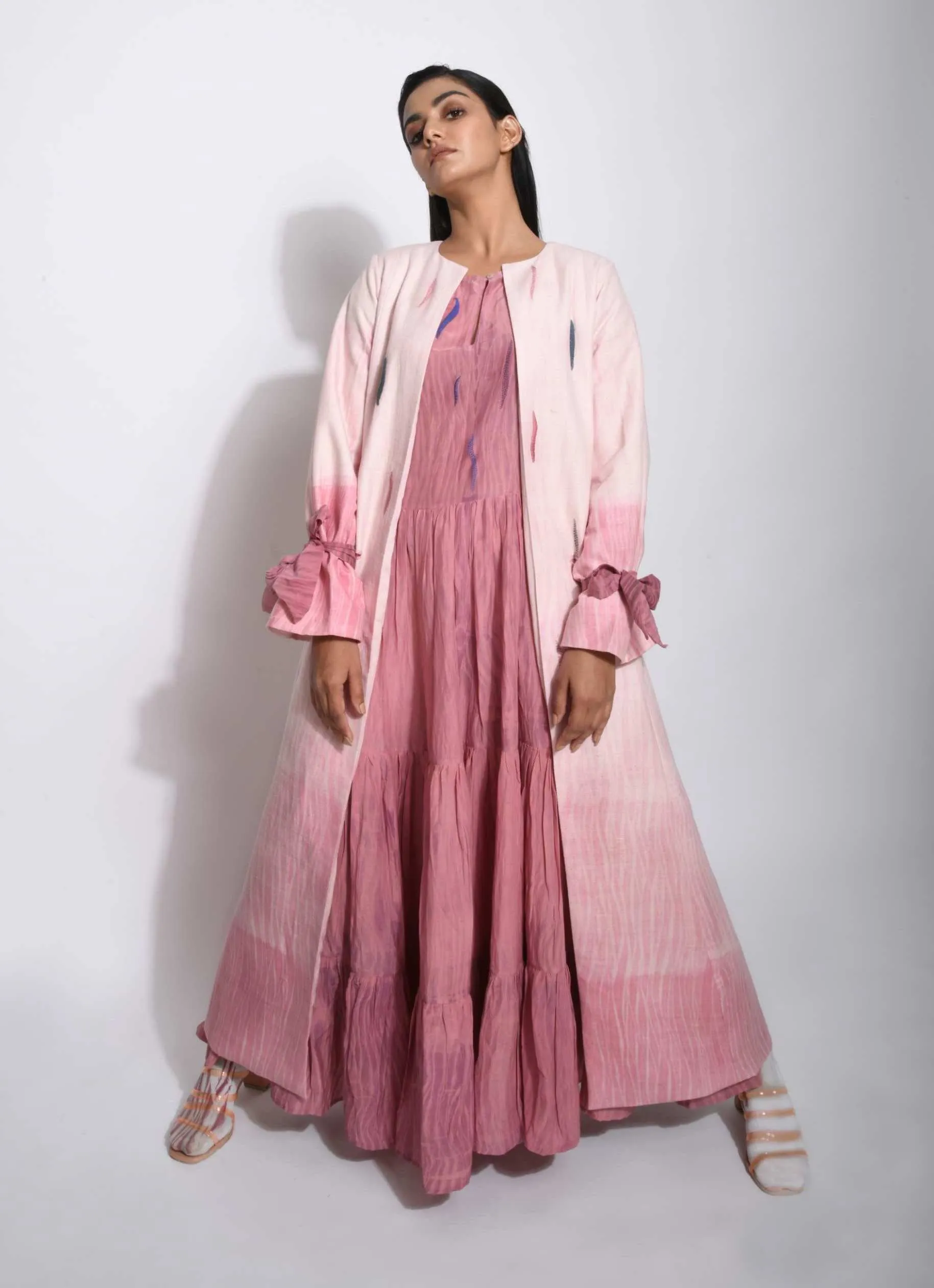 Powder Pink Overcoat Jacket