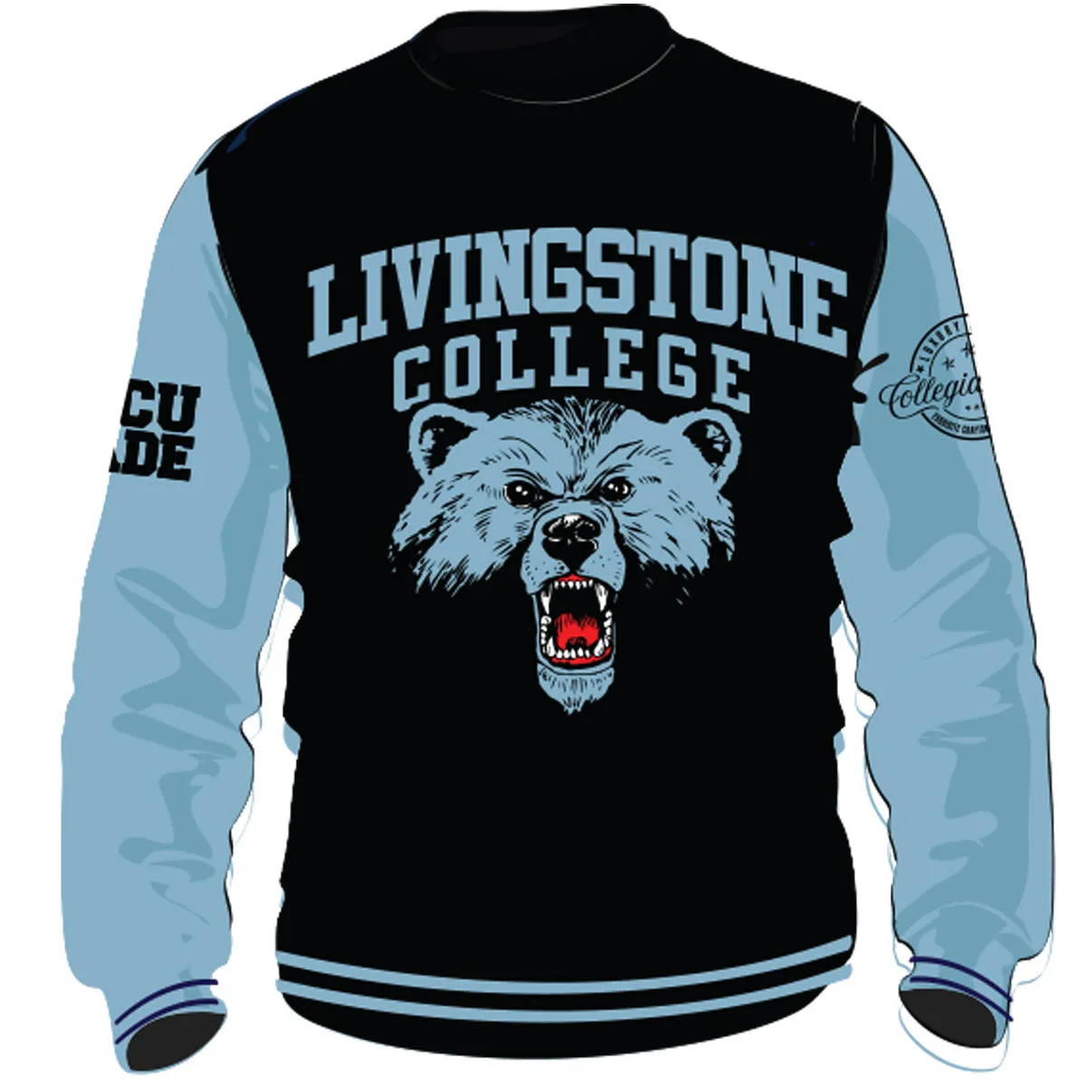 Pre Order ( Ship April 20 )  Livingstone | CIAA Chenille CHAMPS SS | Unisex Sweatshirt (aja)