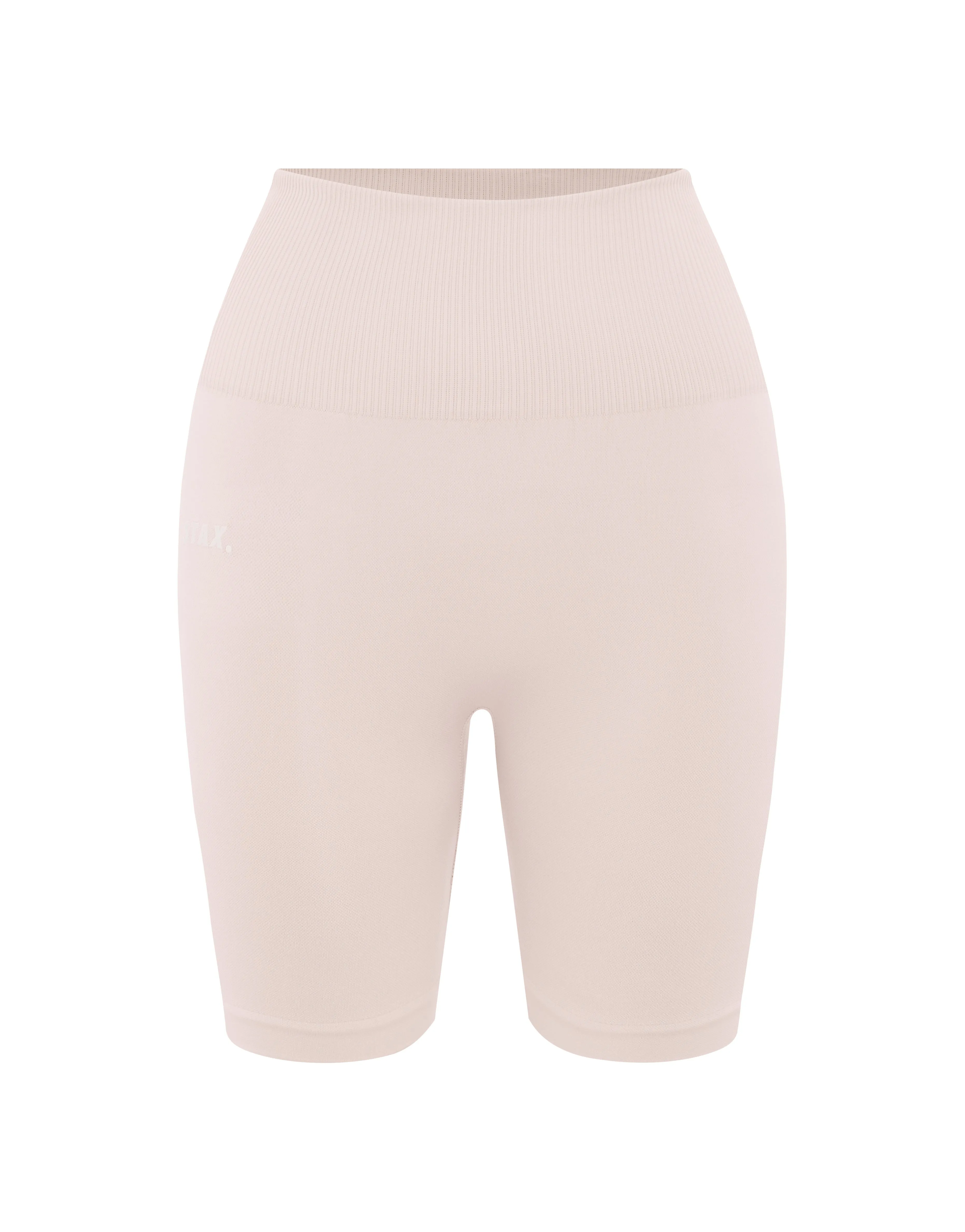 Premium Seamless Favourites Midi Bike Shorts - Bone