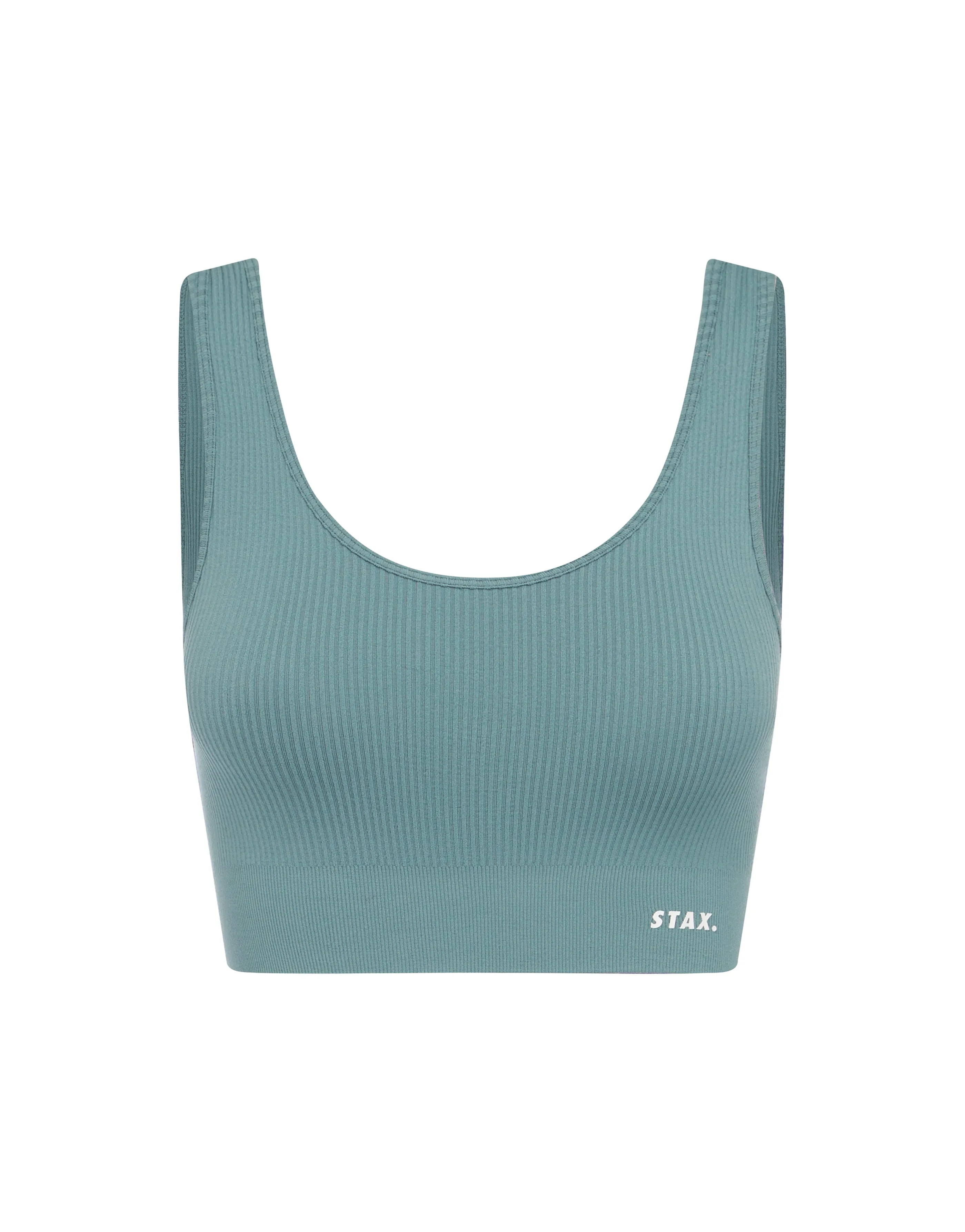 Premium Seamless Low Back Crop Lounge V5.1 - Mist