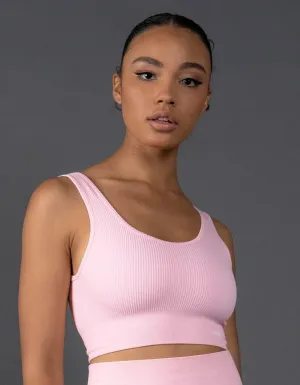Premium Seamless Low Back Crop Lounge V5.1 - Taffy