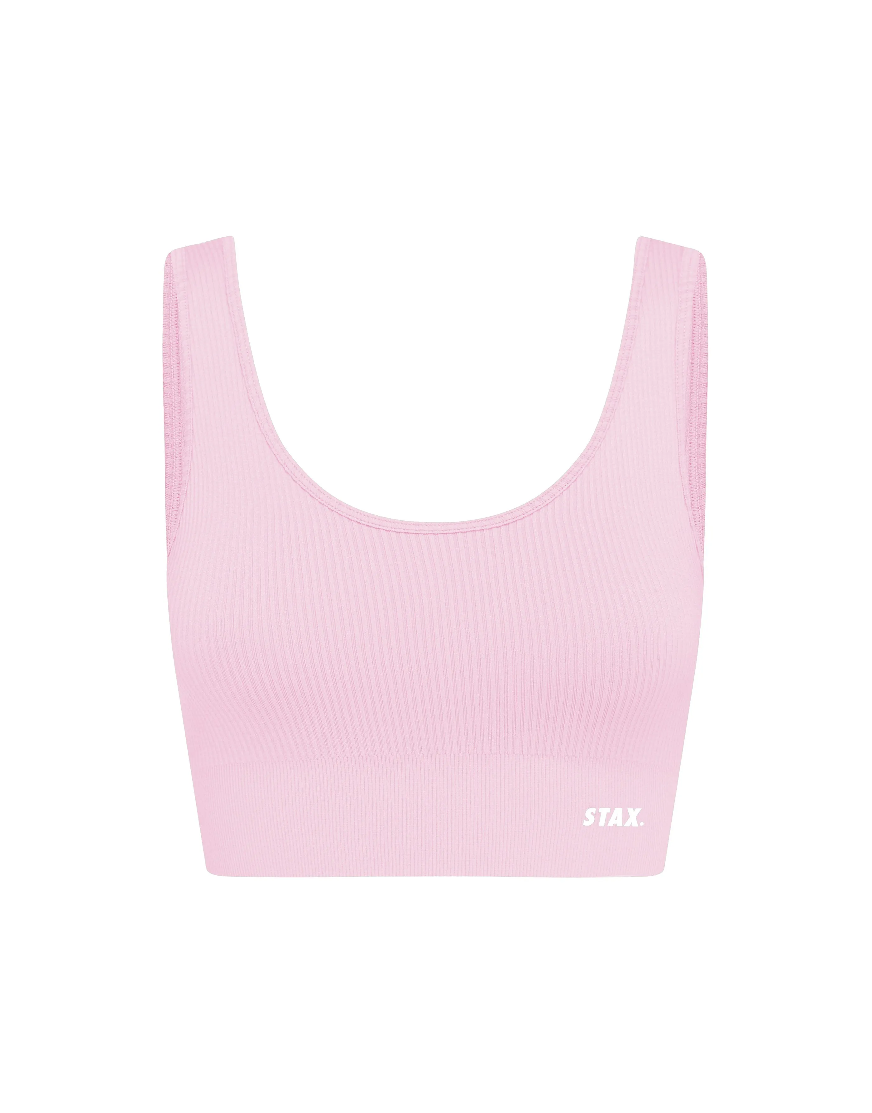 Premium Seamless Low Back Crop Lounge V5.1 - Taffy