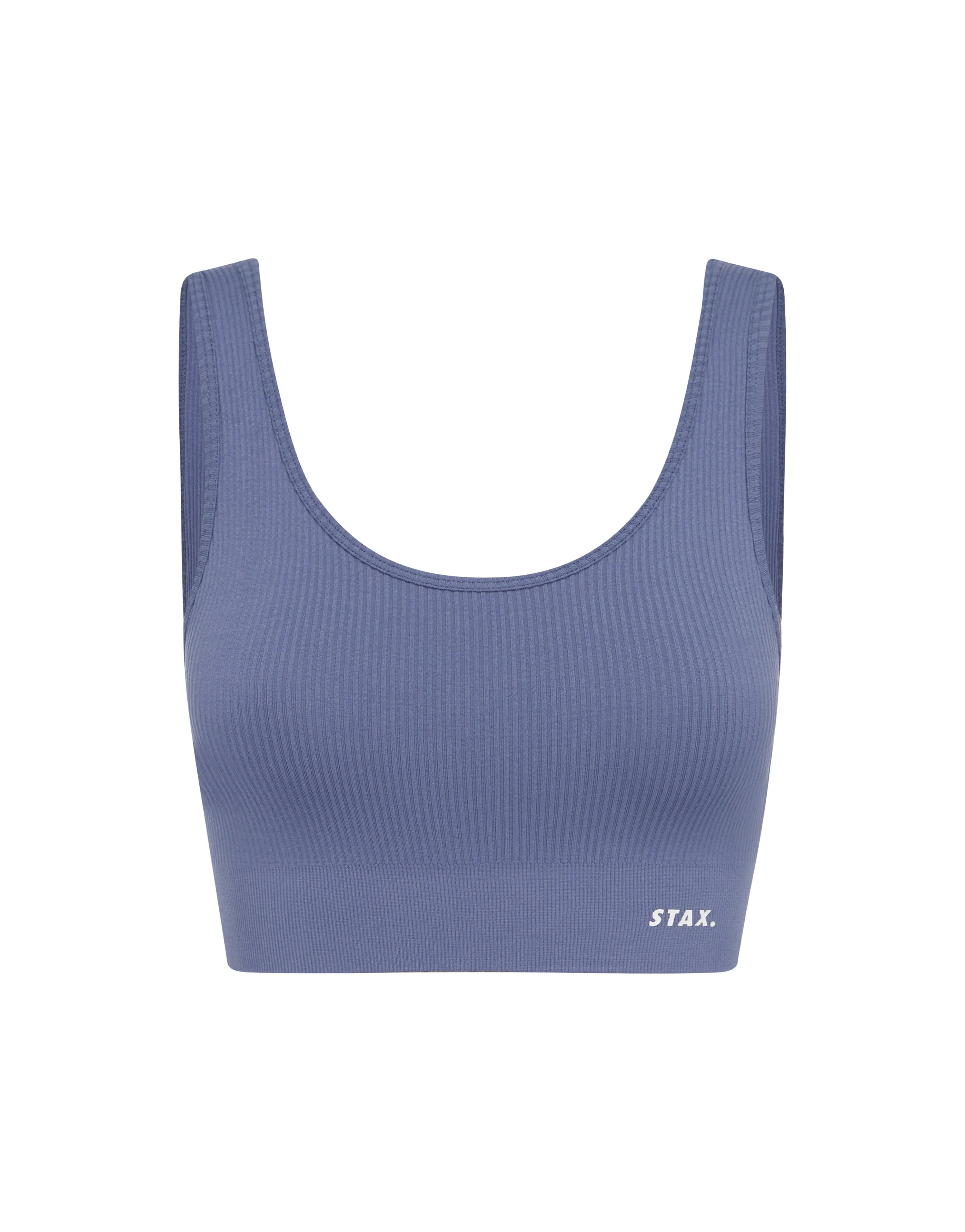 Premium Seamless Low Back Crop Lounge V5.1 - Topaz