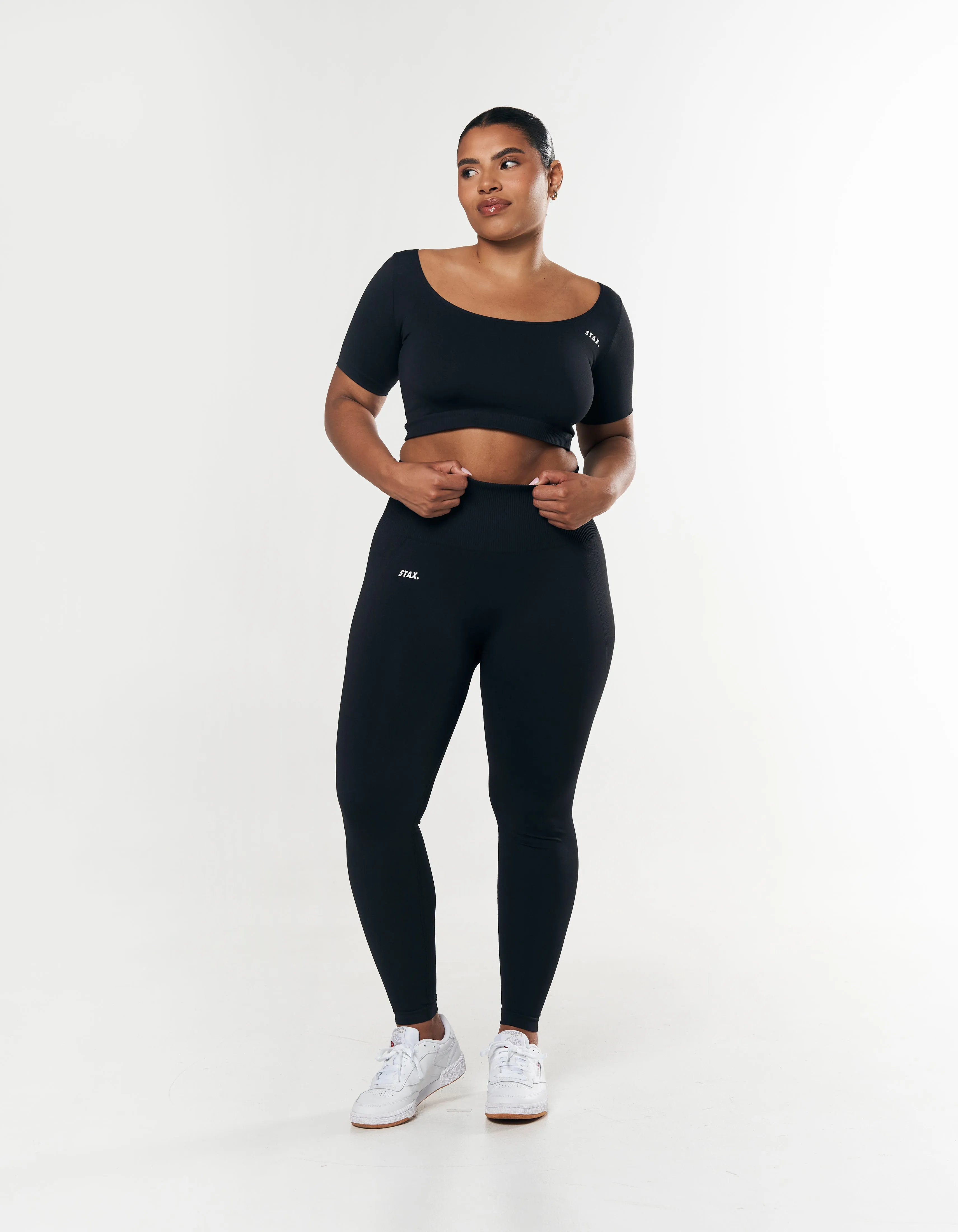 Premium Seamless Scoop Tee - Astro