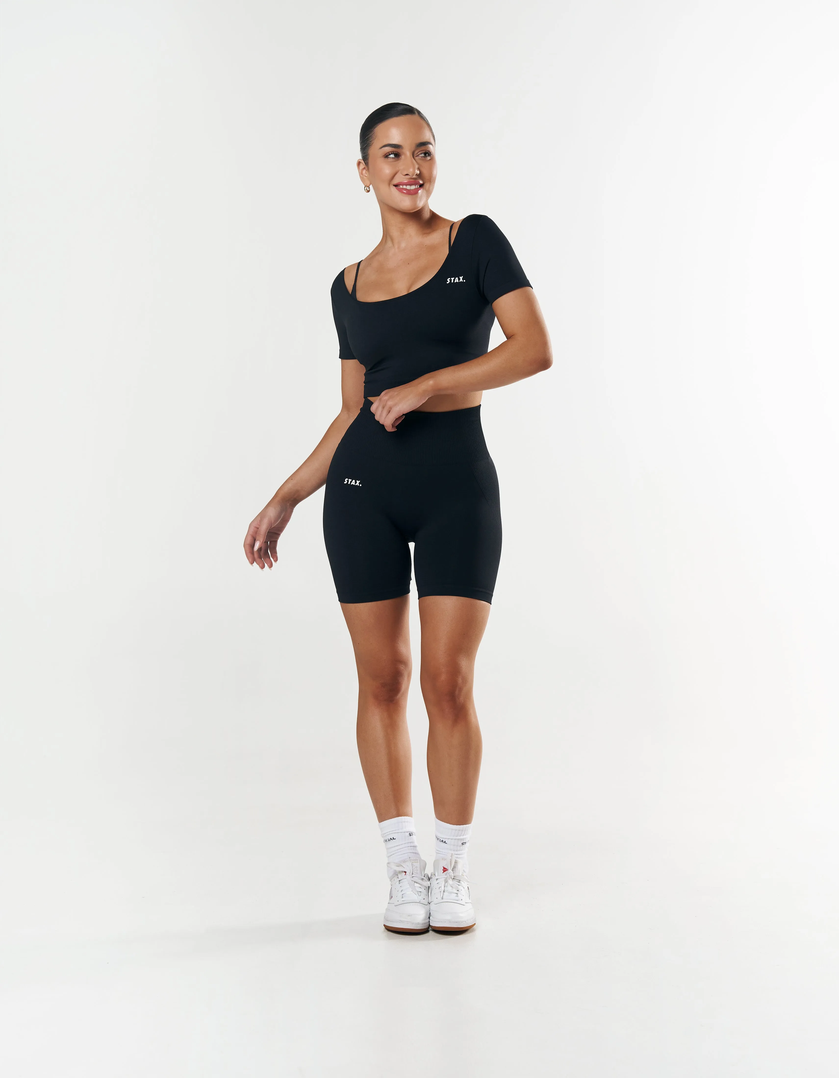 Premium Seamless Scoop Tee - Astro