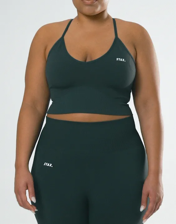 Premium Seamless Strappy Crop - Porsche