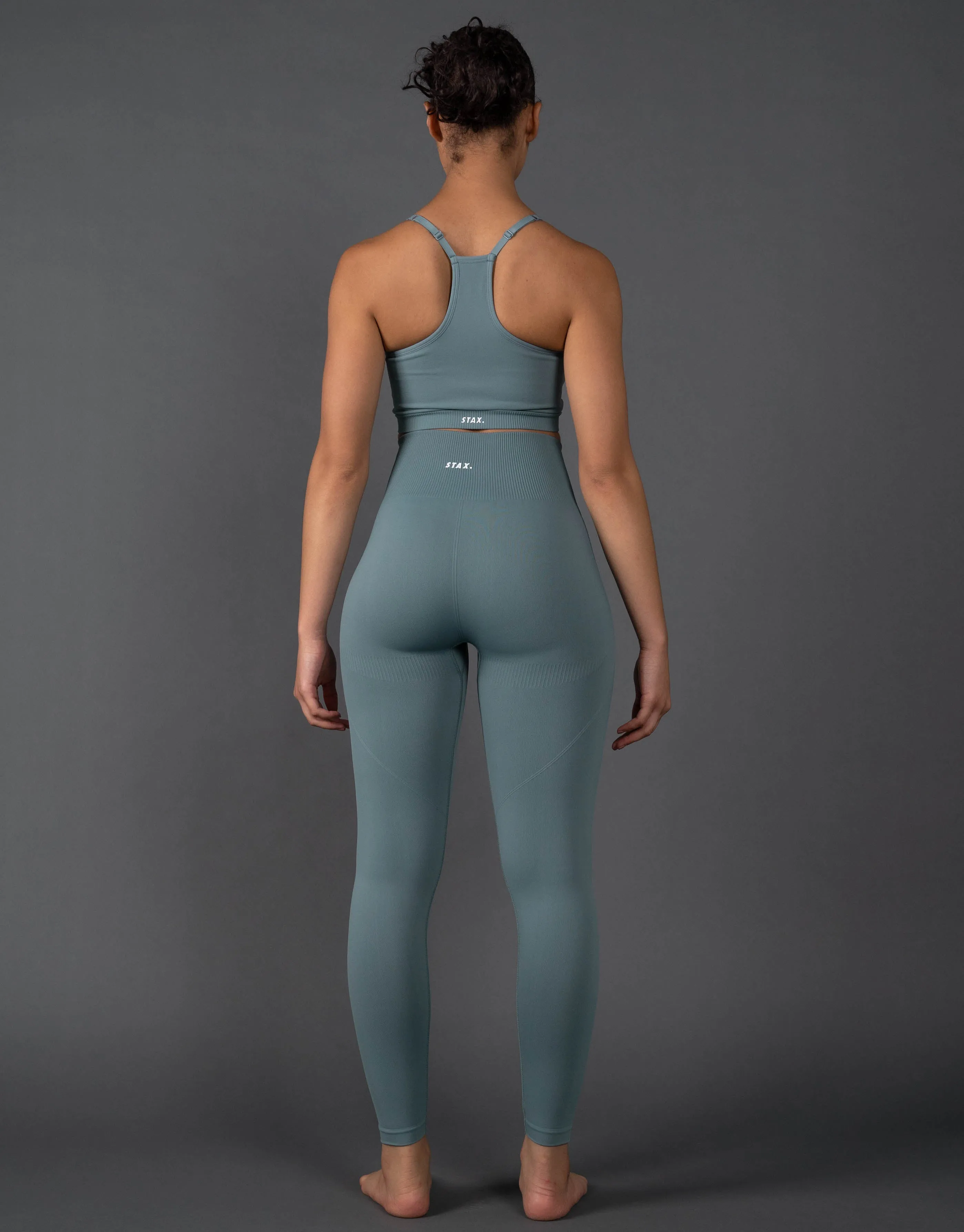 Premium Seamless Strappy Crop V5.1 - Mist