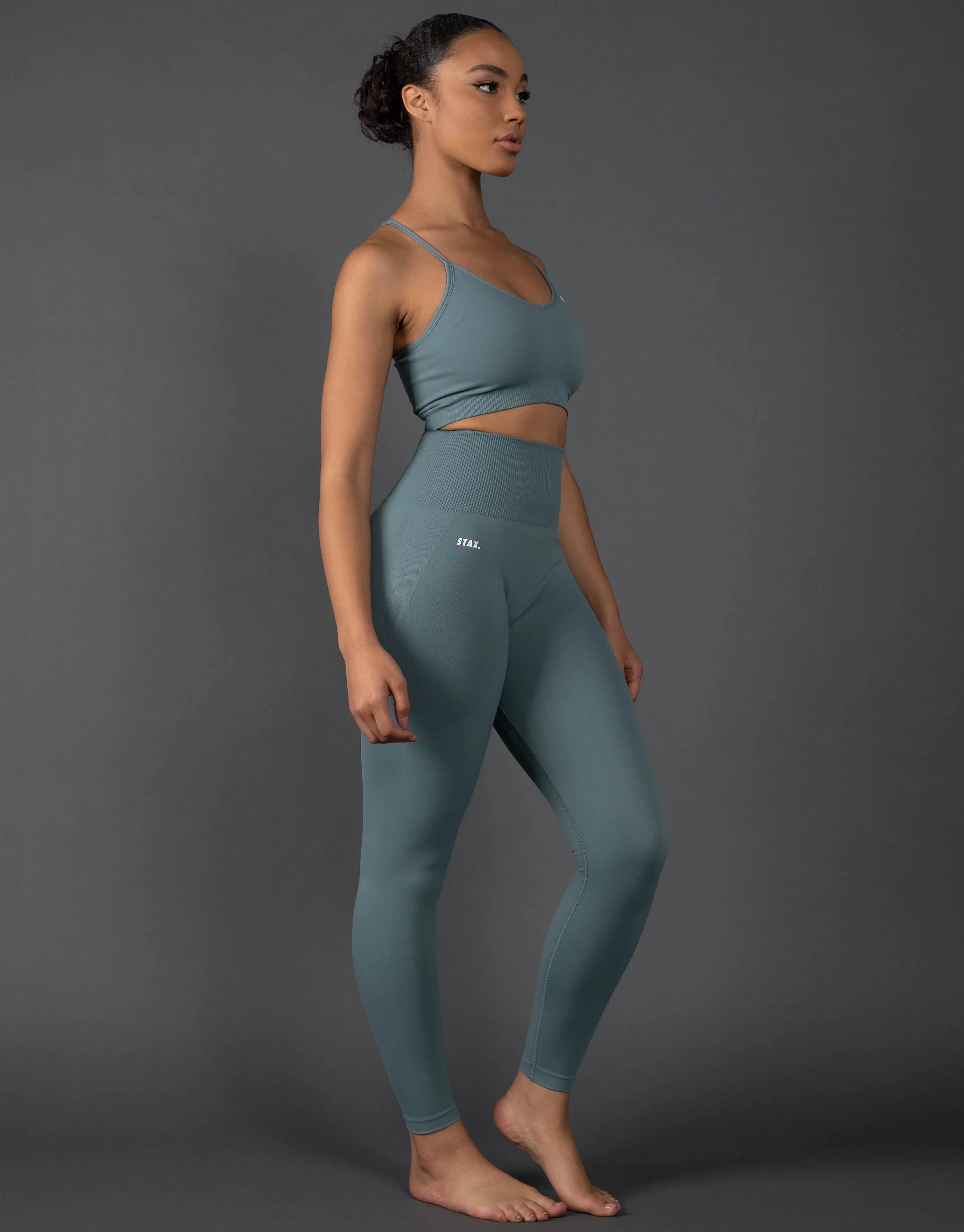 Premium Seamless Strappy Crop V5.1 - Mist