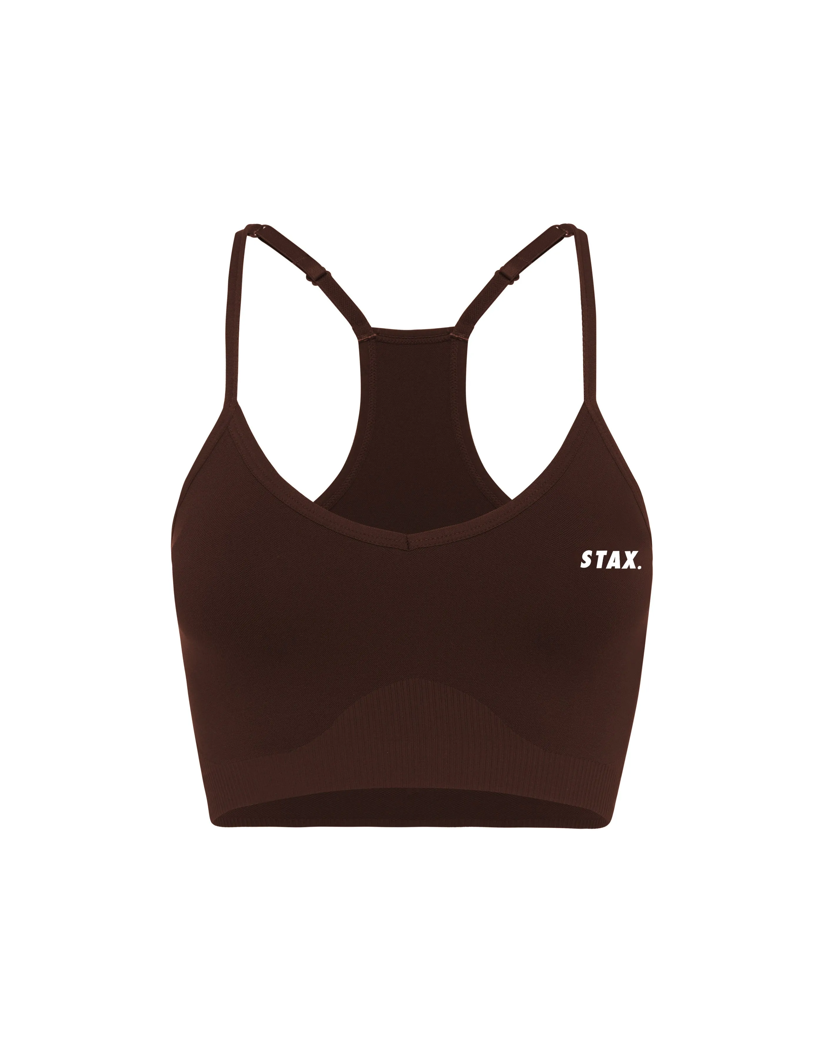 Premium Seamless Strappy Crop V5.1 - Umber
