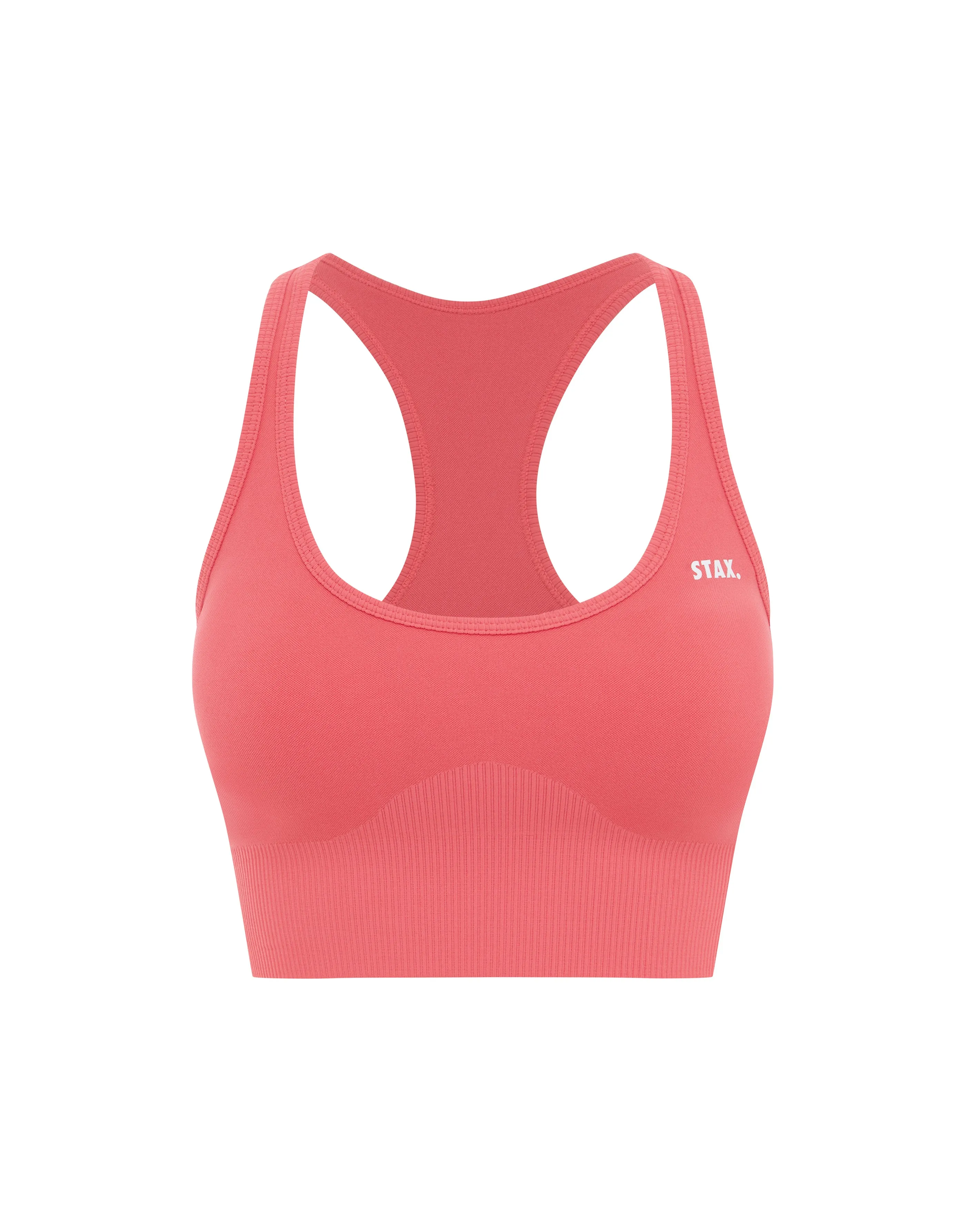 Premium Seamless Summer Racer Crop - Pink
