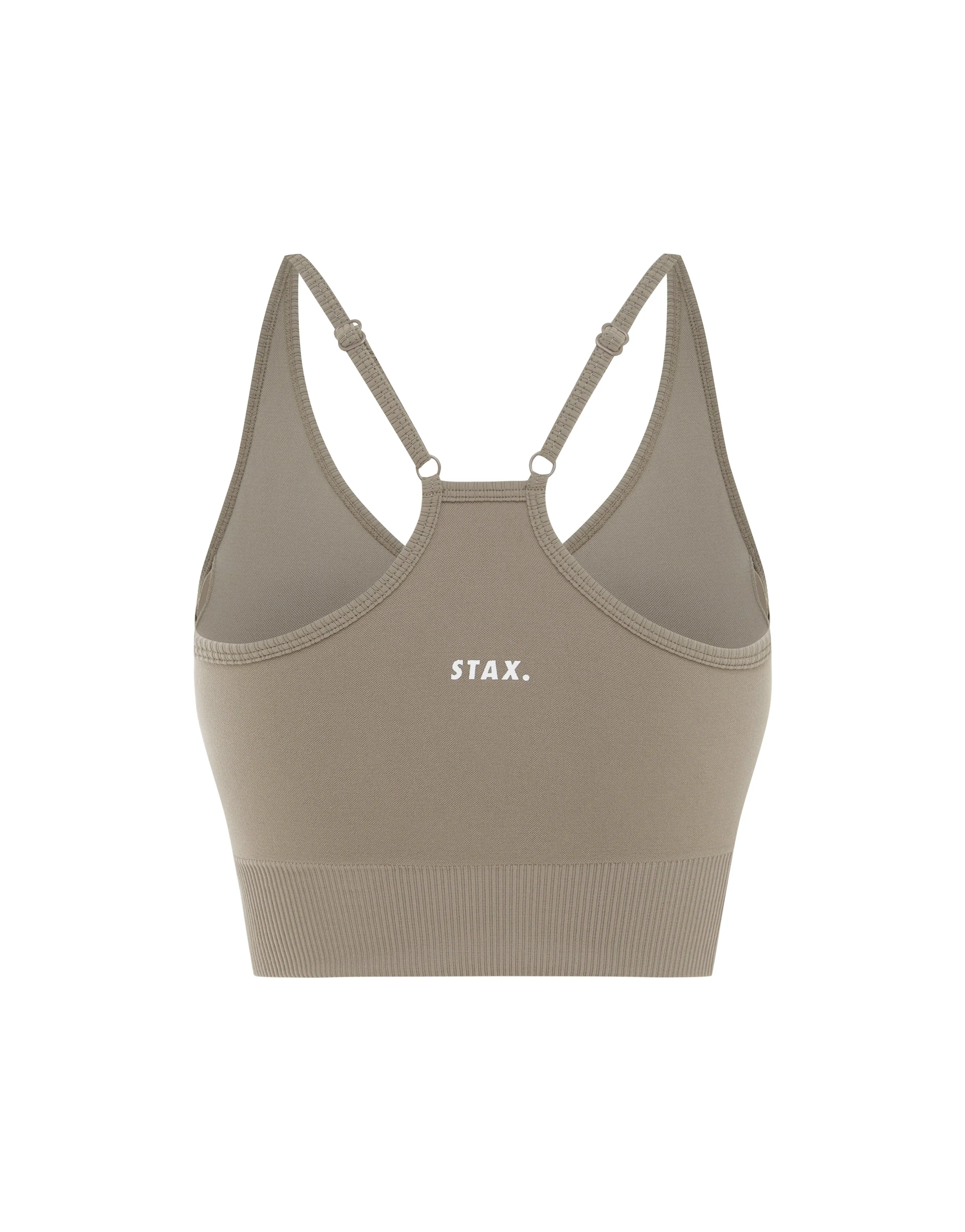 Premium Seamless Summer Strappy Crop - Brown