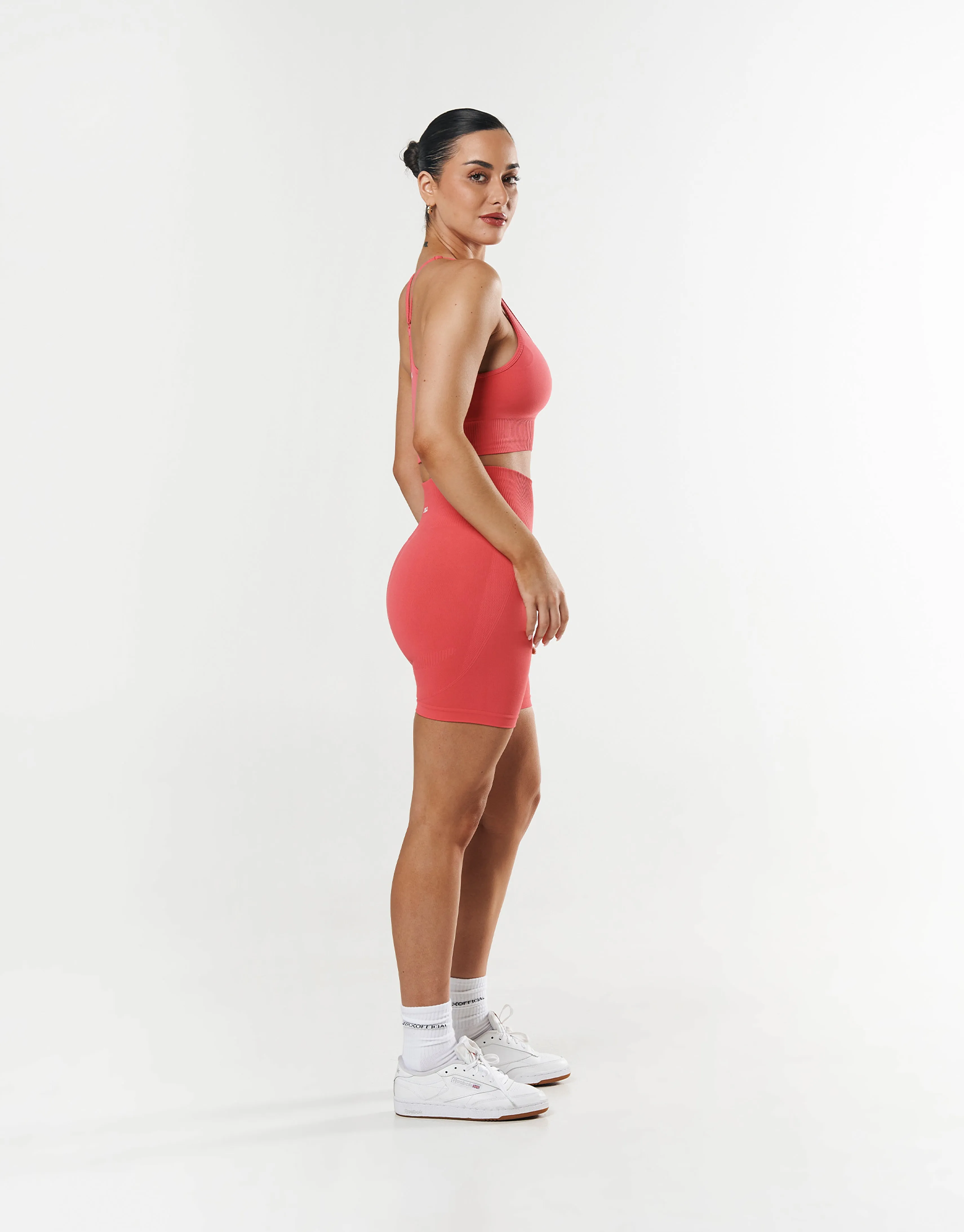 Premium Seamless Summer Strappy Crop - Pink