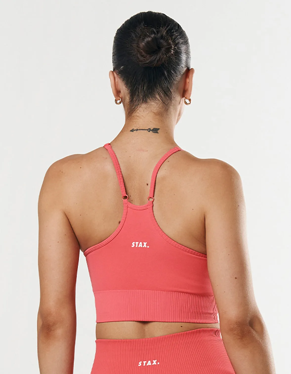 Premium Seamless Summer Strappy Crop - Pink